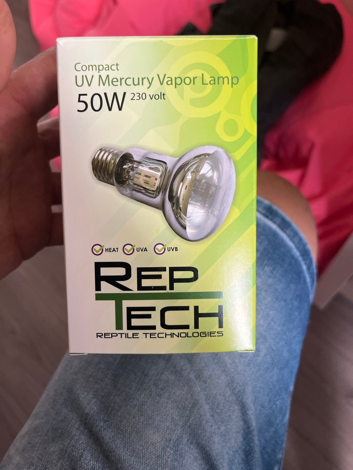 Nieuwe uvb warmte lamp 50 W, Ophalen of Verzenden, Nieuw, Terrarium of Paludarium