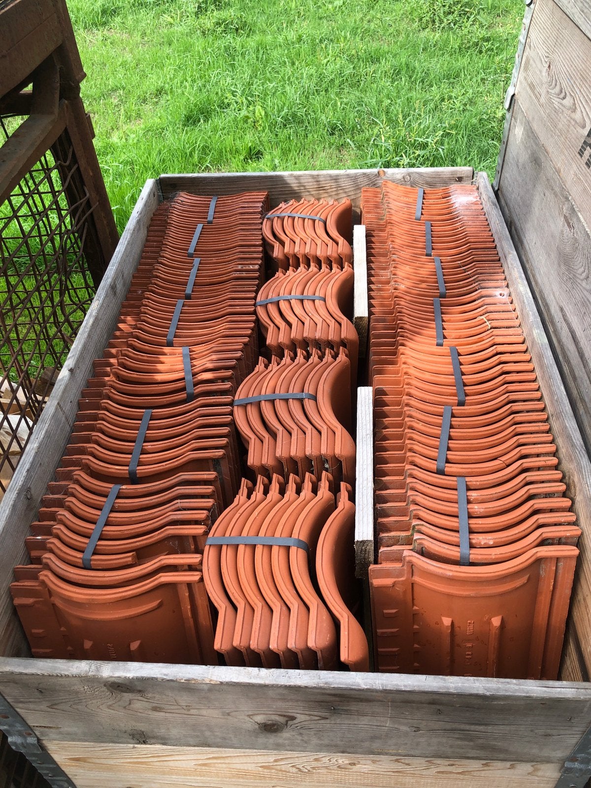 Wienerberger VHV natuurrood koramic 430 stuks + kantpannen, Steen of Klei, Ophalen of Verzenden, Zo goed als nieuw, 15 m² of meer