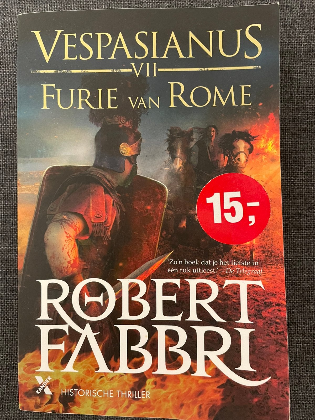 Robbert Fabbri, Vespasianus 7 Furie van Rome, Ophalen of Verzenden, Zo goed als nieuw