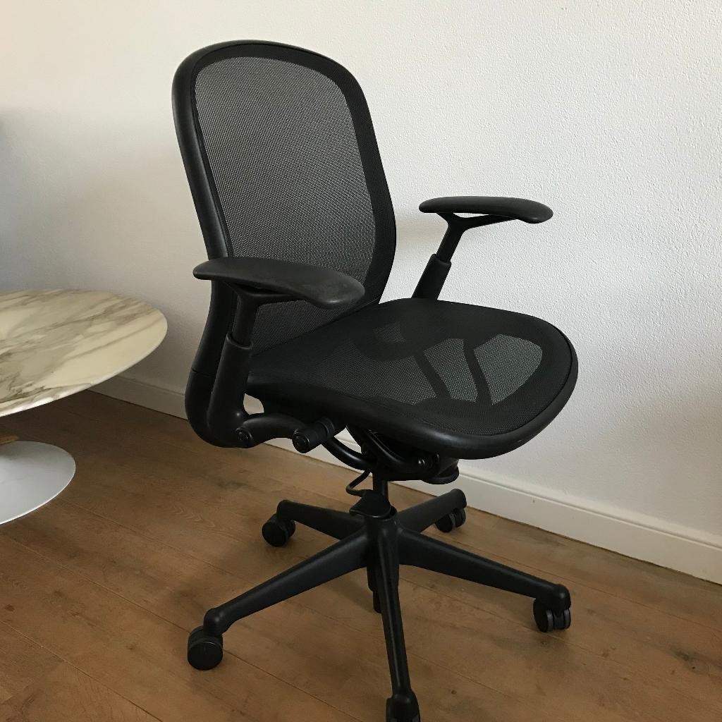 IZGS Knoll Chadwick task bureaustoel stoel chair, Zwart, Ophalen of Verzenden, Zo goed als nieuw, Nvt