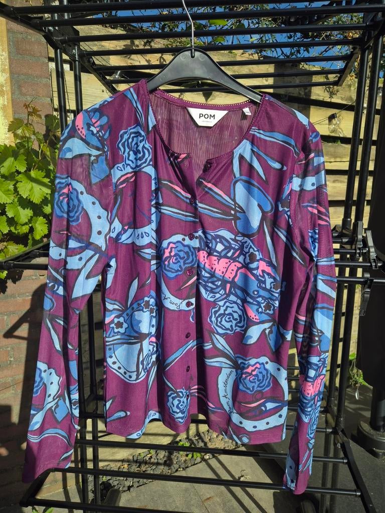 POM Amsterdam Top Mystic Dinner paars maat 40 zgan, Kleding | Dames, Maat 38/40 (M), POM Amsterdam, Paars, Ophalen of Verzenden