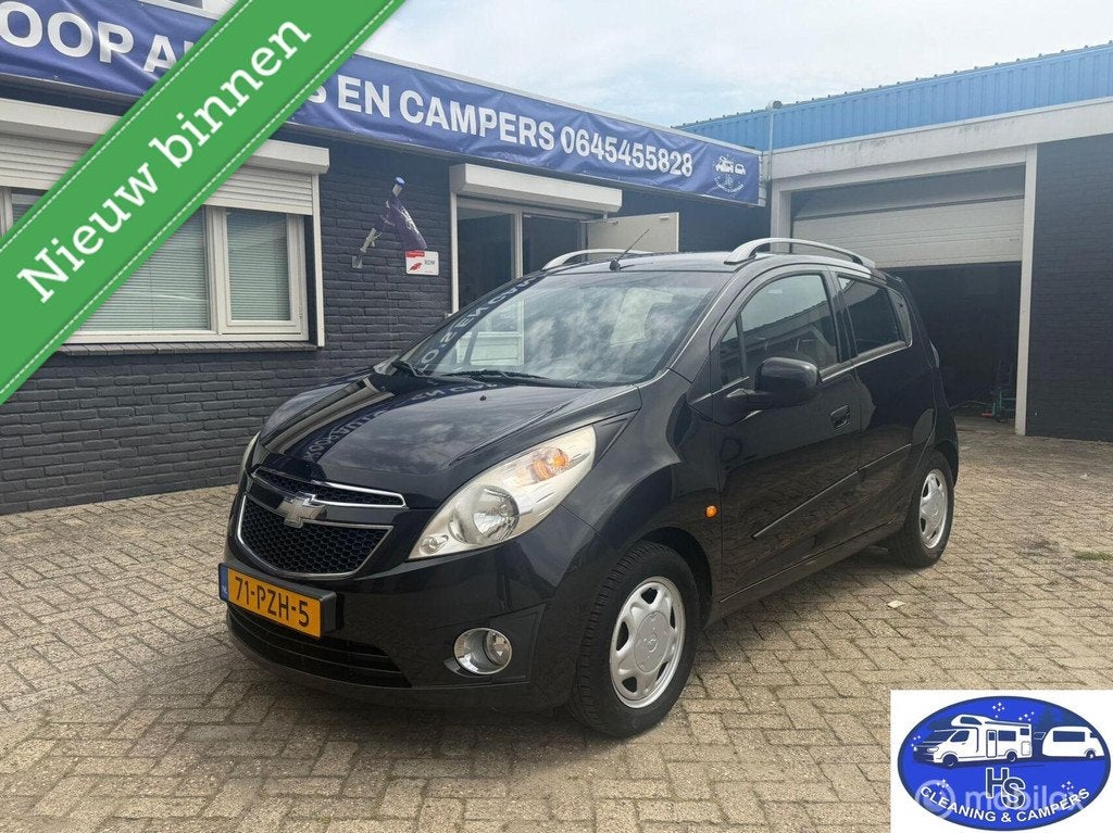 Chevrolet Spark 1.0 16V LS Bi-Fuel, Auto's, Euro 5, 15 km/l, 4 cilinders, Zwart