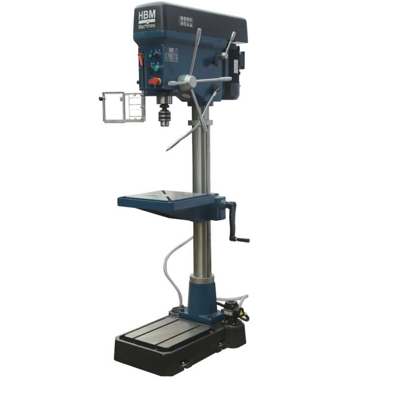 HBM industriële kolomboormachine 32 mm, 400 Volt, Ophalen, Zo goed als nieuw, 600 watt of meer, Kolomboormachine
