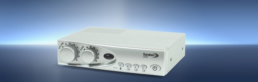 Sarabec LA240 ringleidingversterker  hoortoestel, Ophalen of Verzenden, 120 watt of meer, Overige merken