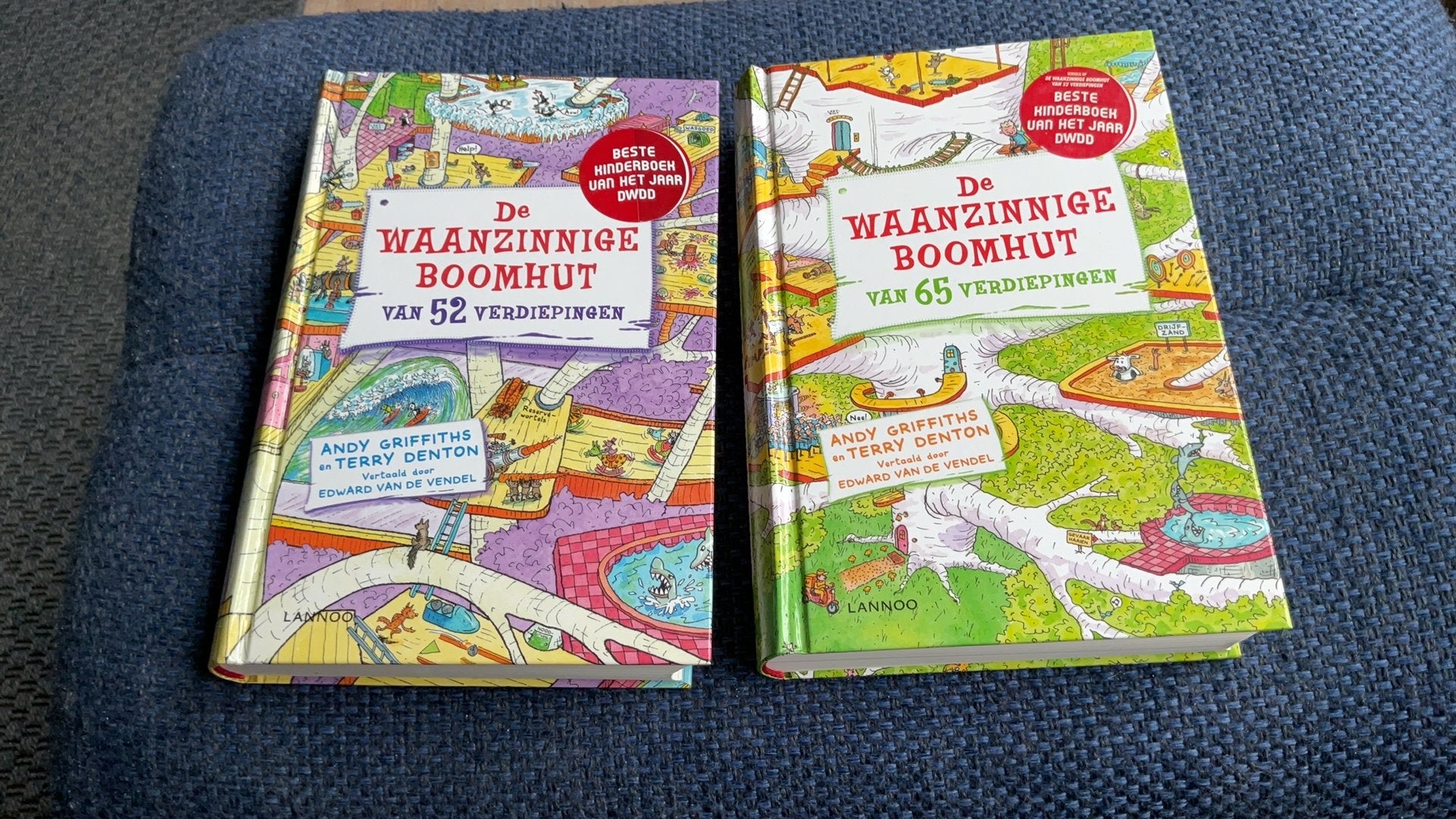 De Waanzinnige Boomhut boeken (52 en 65 verdiepingen), Boeken, Ophalen of Verzenden, Zo goed als nieuw, Fictie