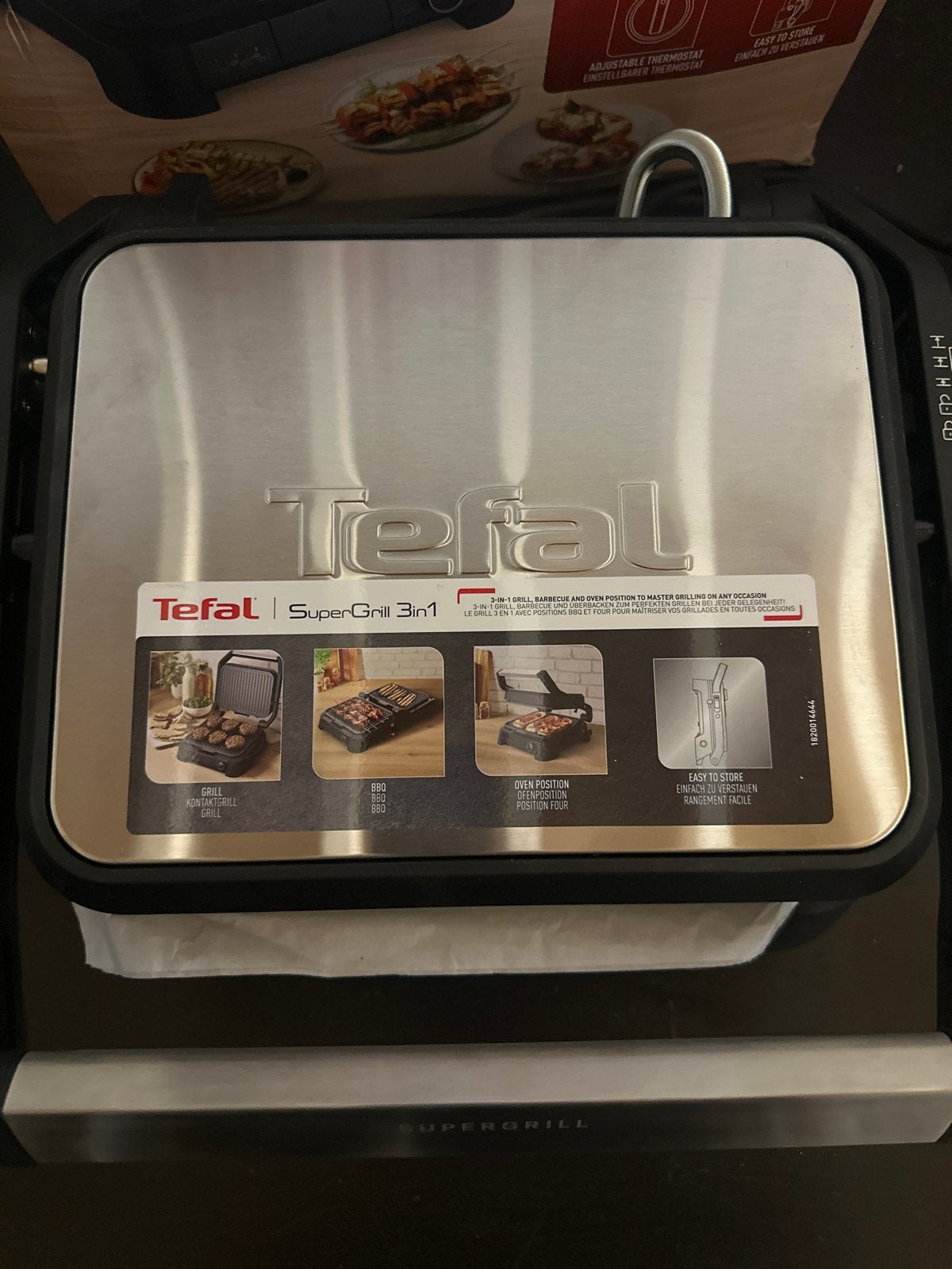 Tefal SuperGrill 3in1 - Nieuw in doos, ., Nieuw, Ophalen of Verzenden, Tafelgrill