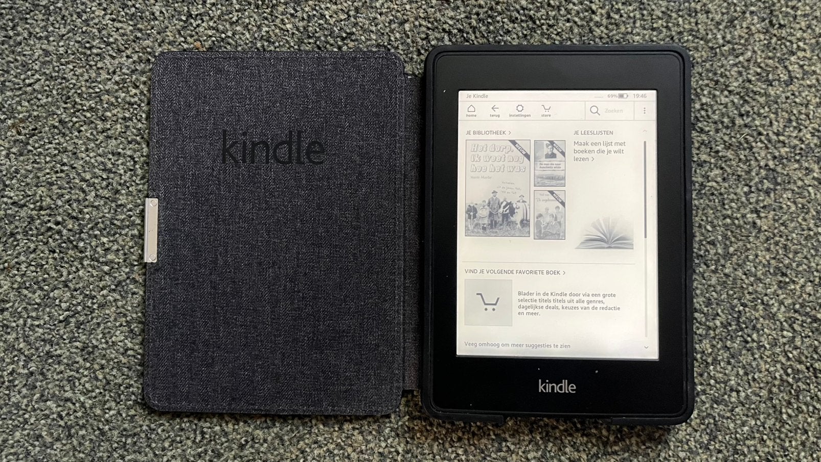 Kindle ereader met ingebouwde verlichting, Computers en Software, E-readers, Ophalen of Verzenden, Zo goed als nieuw