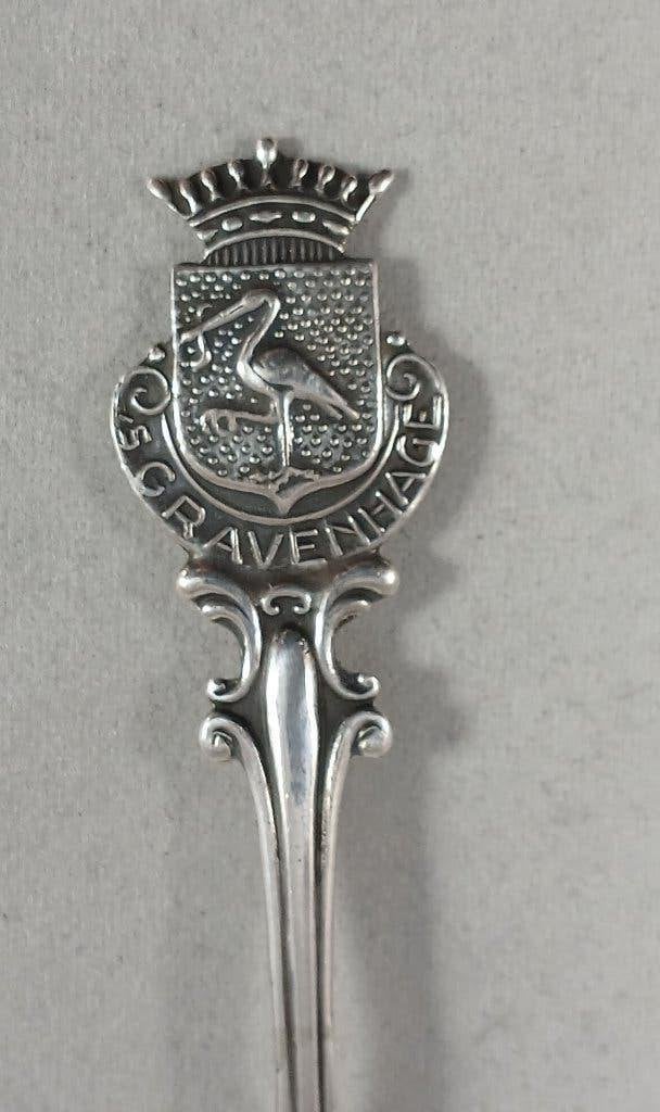 korte Zilveren suikerschep Den Haag Gravenhage 835 zilver, Antiek en Kunst, Ophalen of Verzenden, Zilver