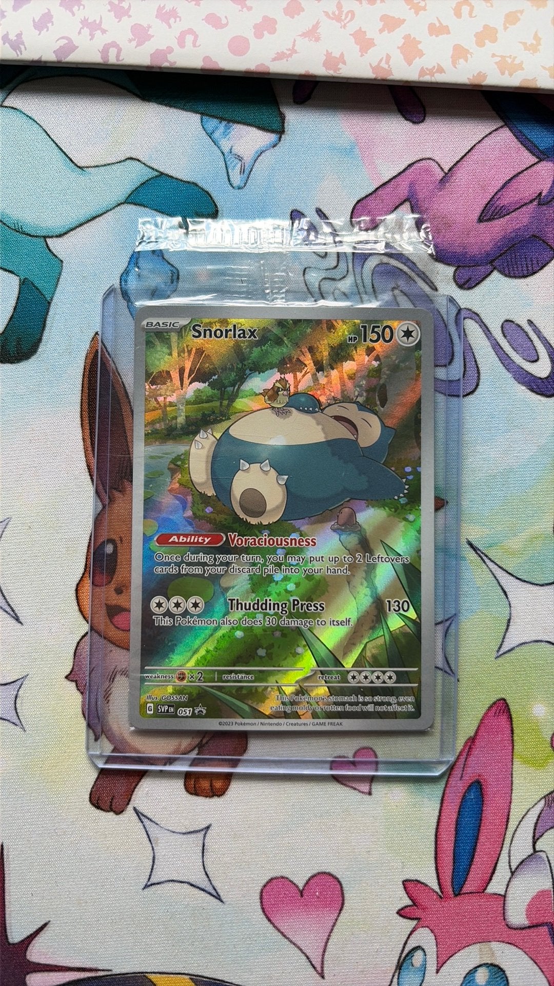 151 Etb Promo Snorlax SVP 051 Sealed, Ophalen of Verzenden, Zo goed als nieuw