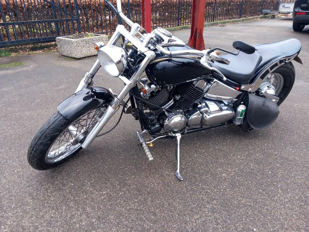Yamaha Dragstar 650 Custom Chopper, 2 cilinders, Gebruikt, Particulier, Meer dan 35 kW