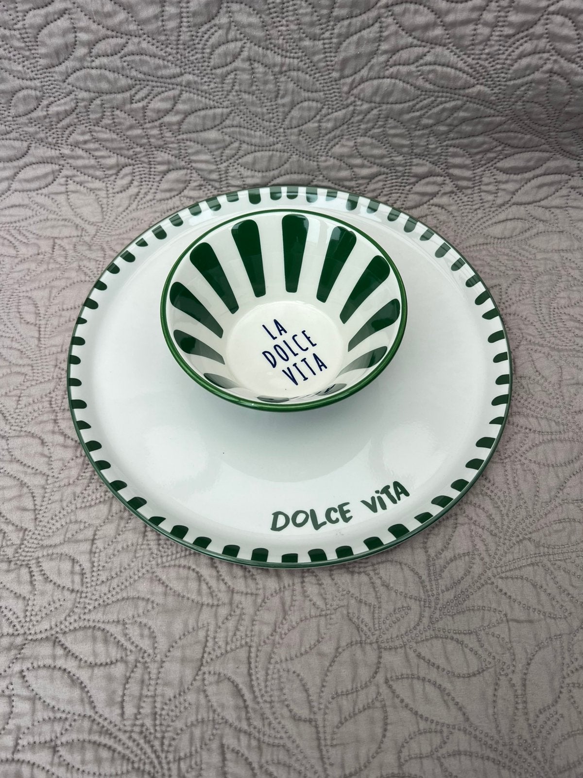 Gusta Della Vita set , bord en schaal, Ophalen of Verzenden, Nieuw, Overige stijlen, Bord(en)