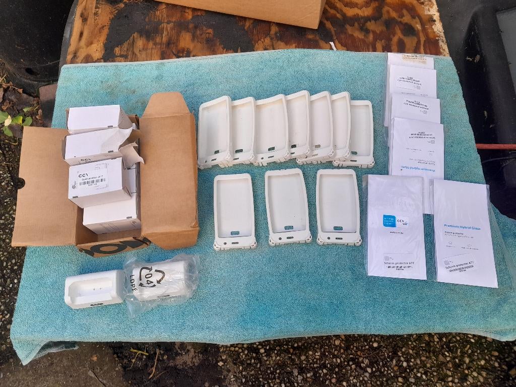 pax A77 basisstation, beschermhoes, screenprotector, Verzamelen, Elektronische Apparatuur, Ophalen of Verzenden, Overige typen