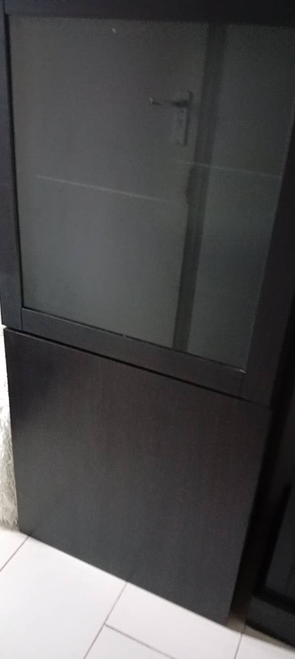 Ikea Besta kast, Huis en Inrichting, Kasten | Buffetkasten, Ophalen of Verzenden, Minder dan 100 cm, 25 tot 50 cm, Glas