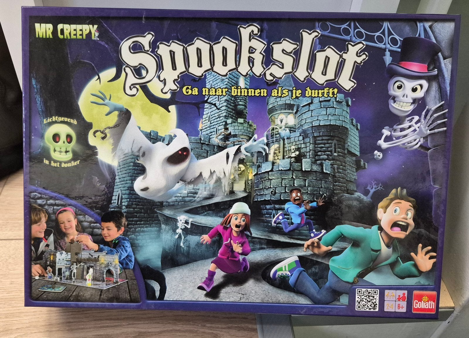 Spookslot - Mr. Creepy bordspel van Goliath, Drie of vier spelers, Ophalen of Verzenden, Zo goed als nieuw, Goliath