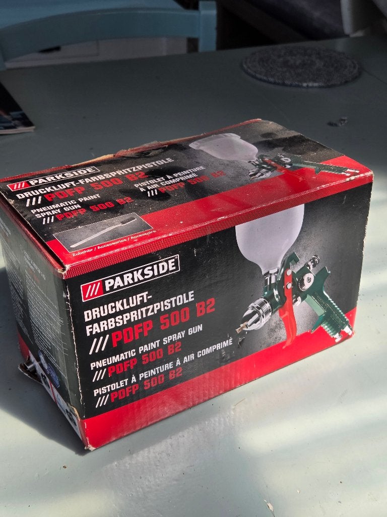Parkside Pneumatisch Verfspuitpistool PDFP 500 B2 - NIEUW, Ophalen of Verzenden, Nieuw, Overige typen, Parkside