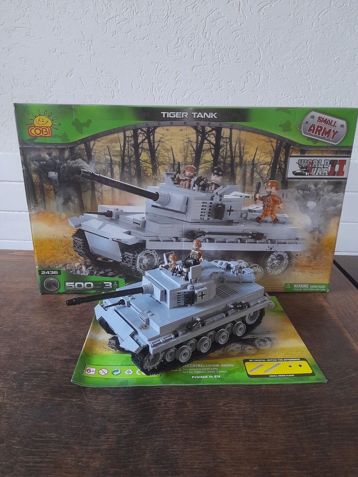 COBI 2436 Tiger tank, Ophalen of Verzenden, Zo goed als nieuw, Overige merken