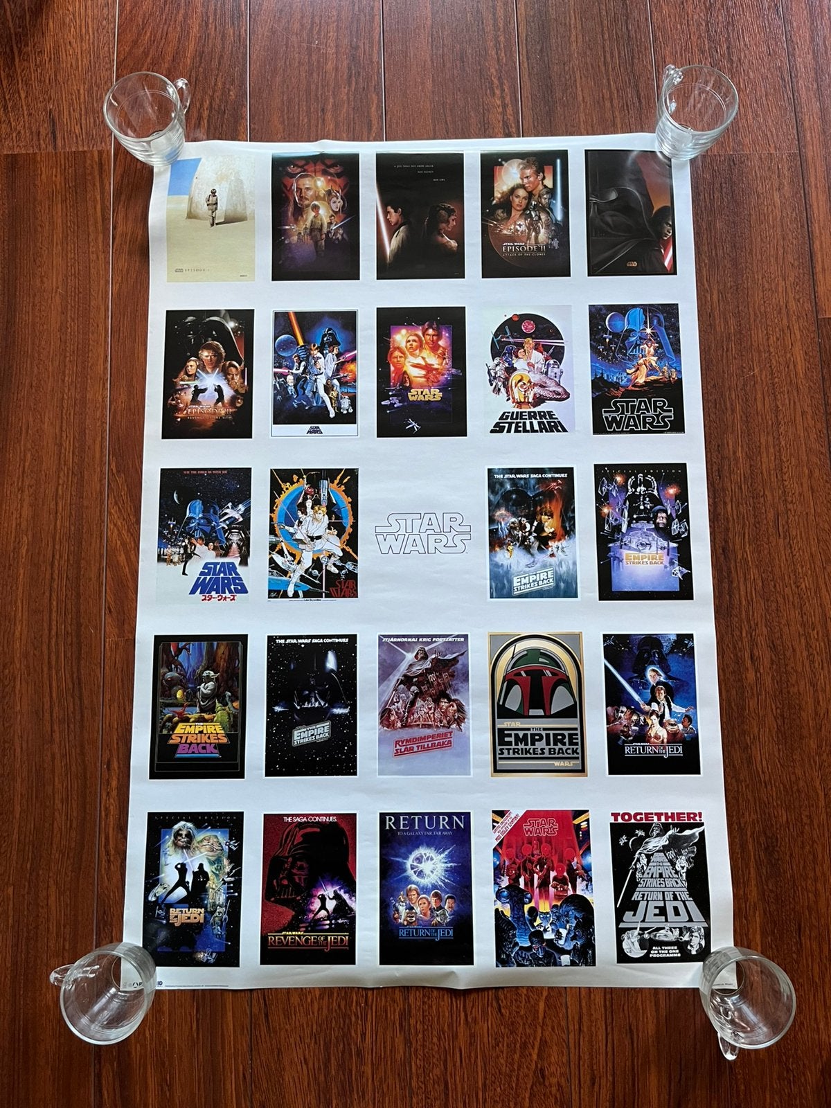 Star Wars poster, Verzamelen, Ophalen of Verzenden, Gebruikt, Boek of Poster