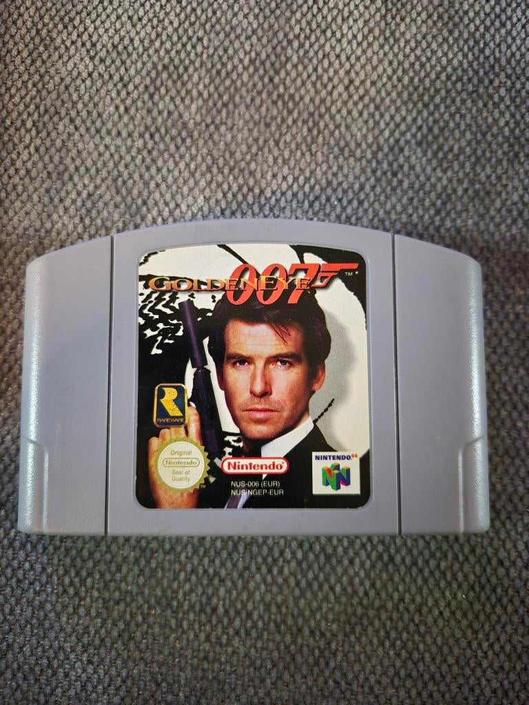 GoldenEye 007 - Nintendo 64 (N64) Klassieker, Spelcomputers en Games, Games | Nintendo 64, Gebruikt, Shooter, 3 spelers of meer