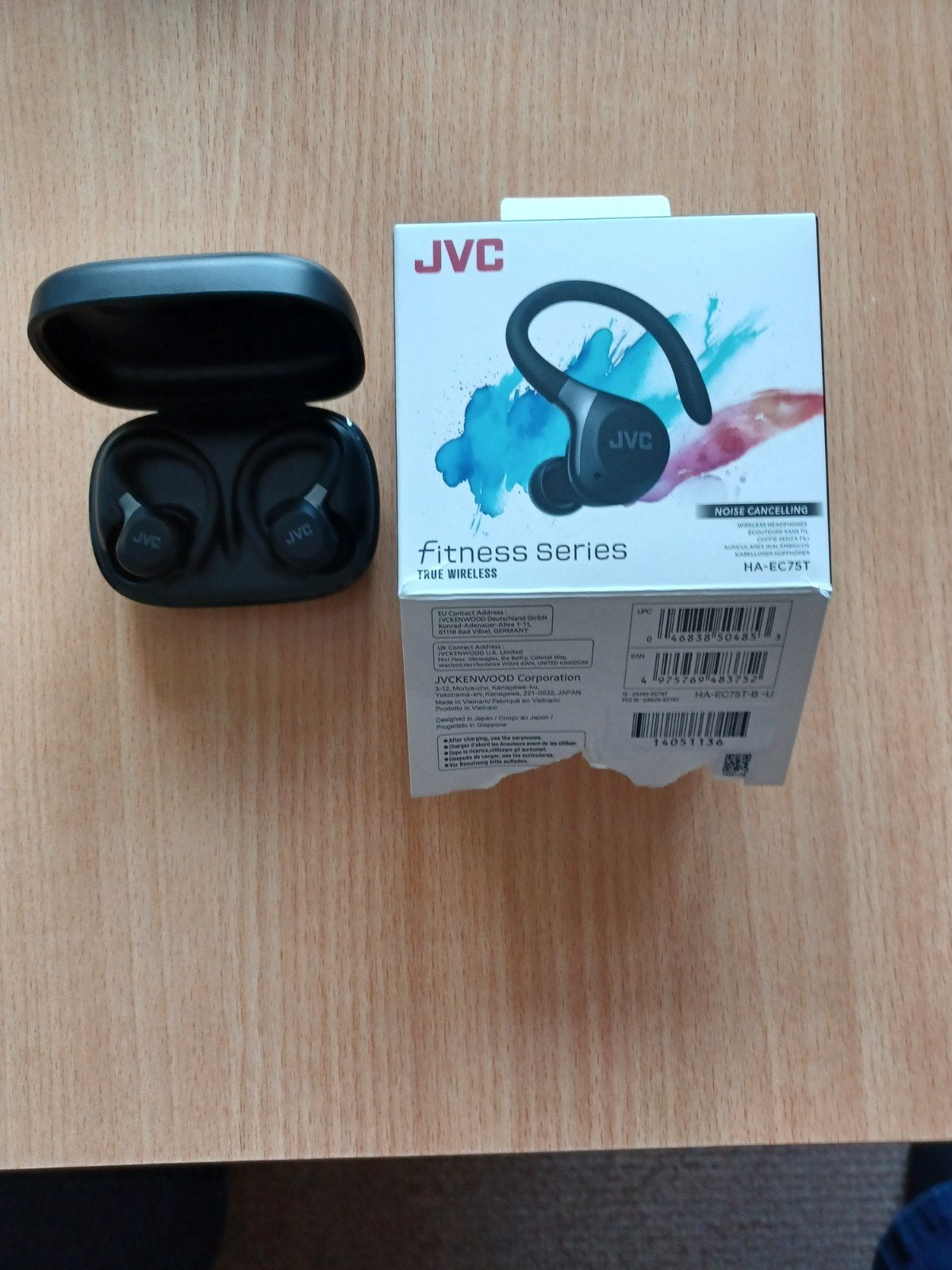 JVC HA-EC75T Fitness Series Draadloze Oordopjes met NC