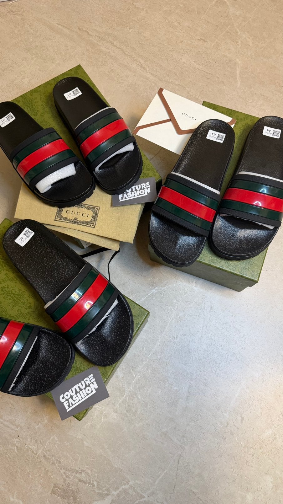 Gucci slippers, Ophalen of Verzenden, Zo goed als nieuw, Zwart