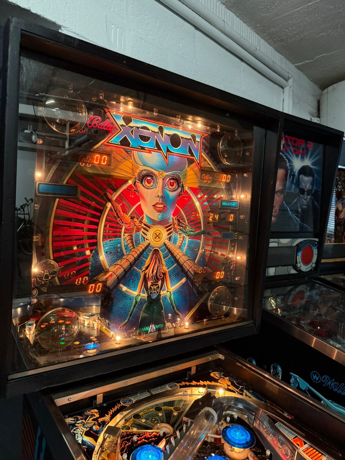 Bally Xenon 1980 flipperkast, Ophalen, Gebruikt, Elektronisch, Bally