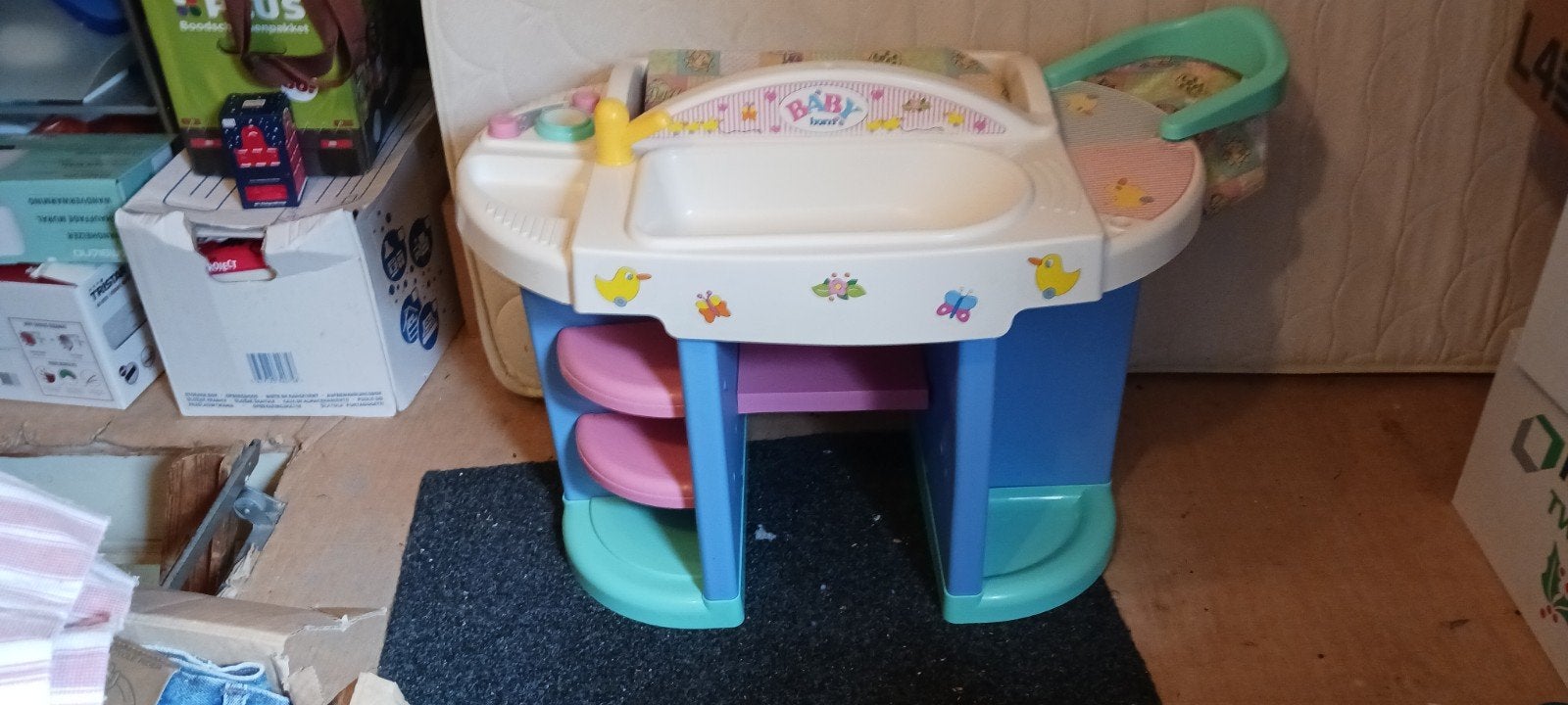 Baby born bad en aankleed tafel, Kinderen en Baby's, Ophalen, Zo goed als nieuw