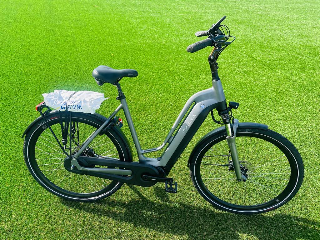 Multicycel Voyager elektrische Damesfiets 57cm, Gebruikt, Niet ingevuld, Ophalen of Verzenden, 50 km per accu of meer