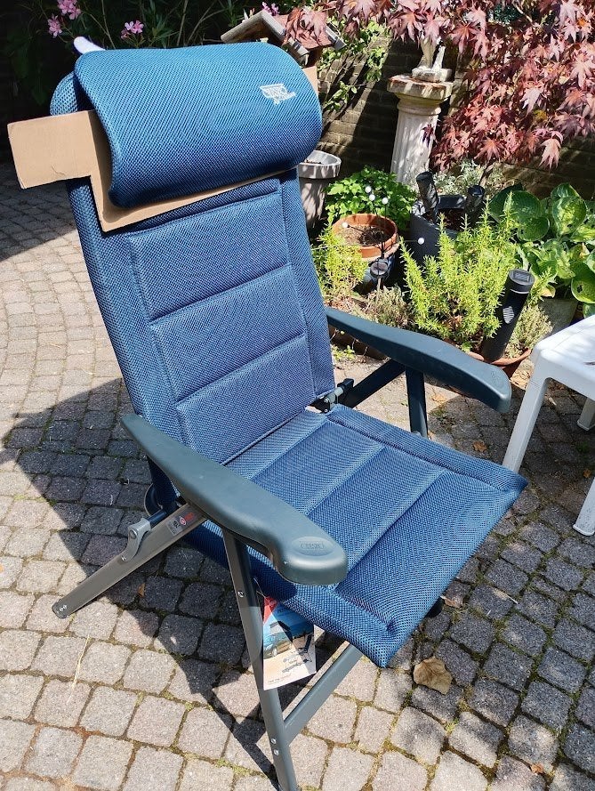 Crespo AP/240 Air-Deluxe tuinstoel, Ophalen, Nieuw, Overige materialen, Verstelbaar