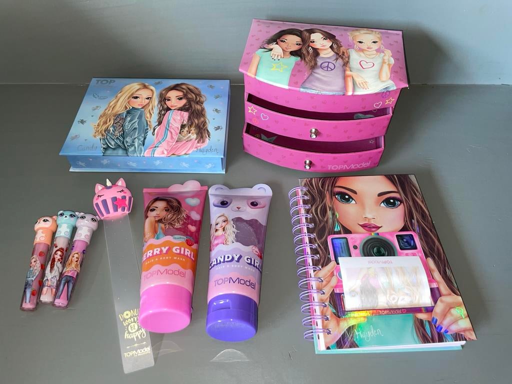 TOPModel Sieradendoos, Dagboek & Beauty Set - Diervrij, Ophalen of Verzenden, Nieuw