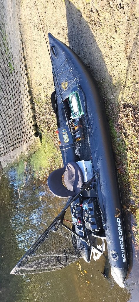 Savage Gear High Rider 170 Kajak met elektromotor, Watersport en Boten, Overige merken, 2 m, PVC, Elektrisch