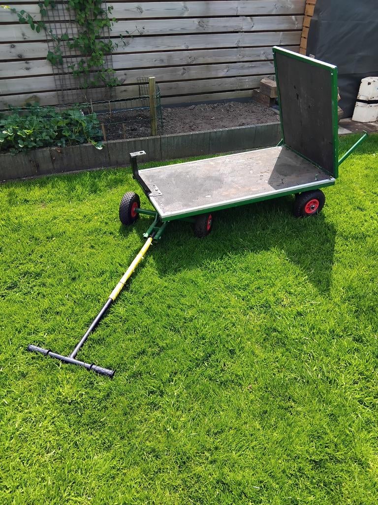 Transportkar/handkar, Doe-het-zelf en Verbouw, Transportwagens, 100 liter of meer, Ophalen, Gebruikt, Transportkar