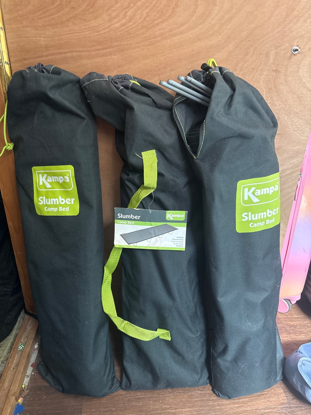 3 Kampa Slumber Camp Bedjes - Comfortabel en Compact, Ophalen of Verzenden, Zo goed als nieuw