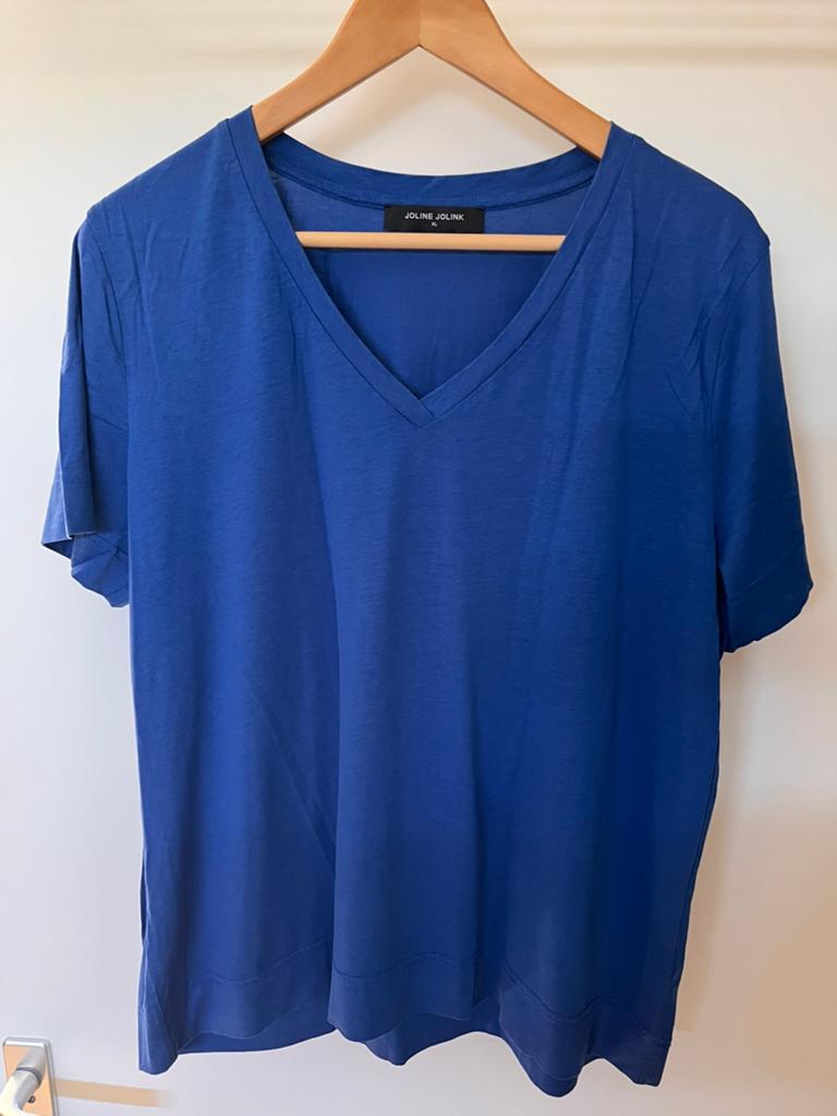 Joline Jolink blauw T-shirt (XL), Joline Jolink, Blauw, Maat 46/48 (XL) of groter, Ophalen of Verzenden