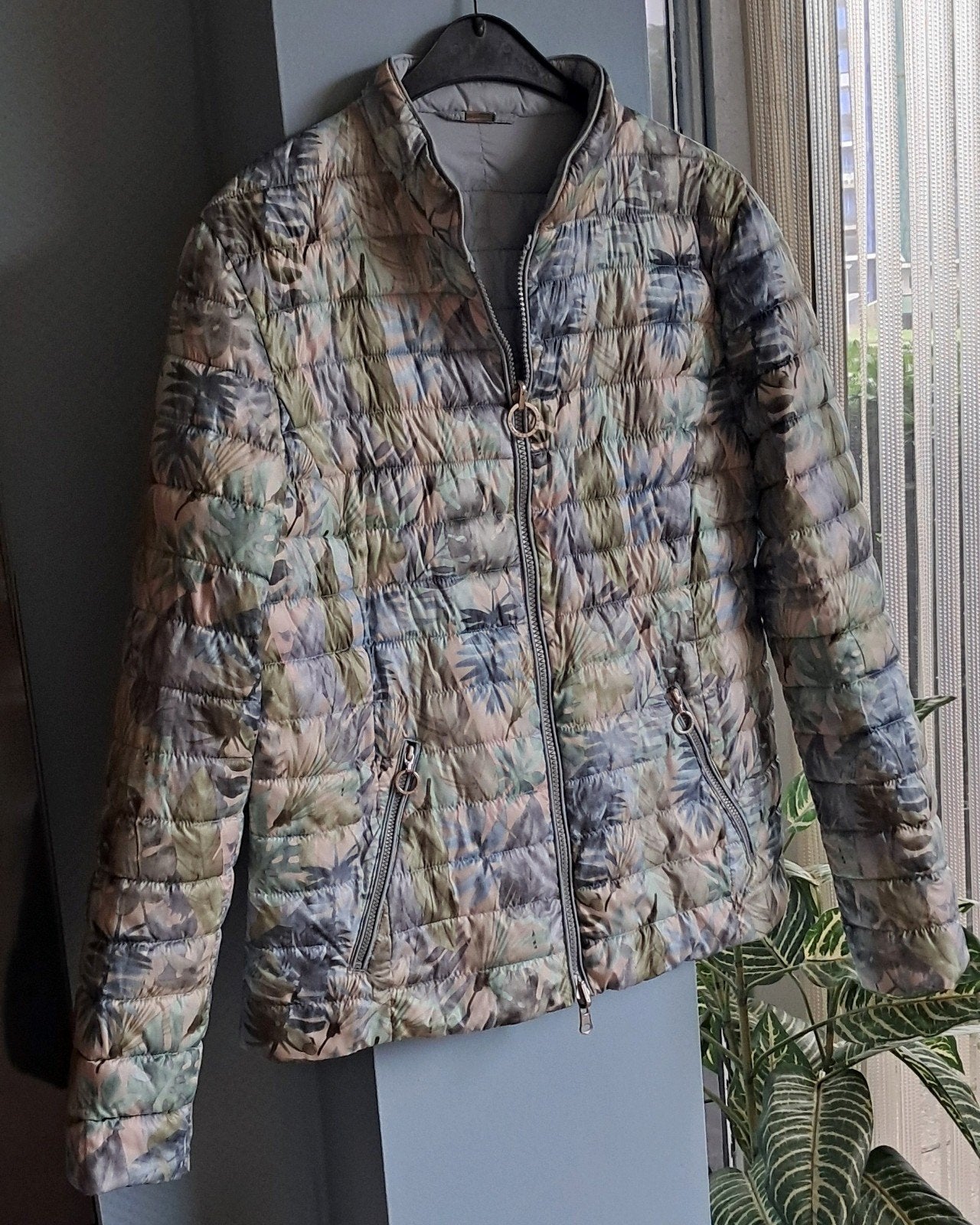 Herfst jas twee kanten draagbaar Barbara Lebek 40, Kleding | Dames, Maat 38/40 (M), Blauw, Ophalen of Verzenden, Barbara Lebek