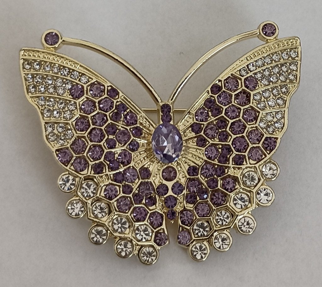 Vlinder broche, Overige materialen, 4 tot 7 cm, Overige kleuren, Nieuw