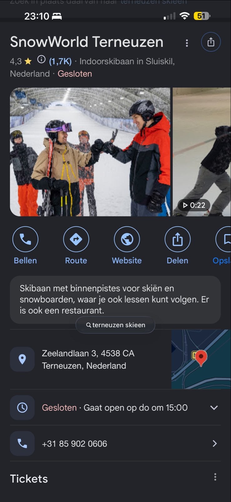 2tickets dag voor snowworld 20€ per ticket, Overige typen, Nieuw, Minder dan 100 cm, Ophalen