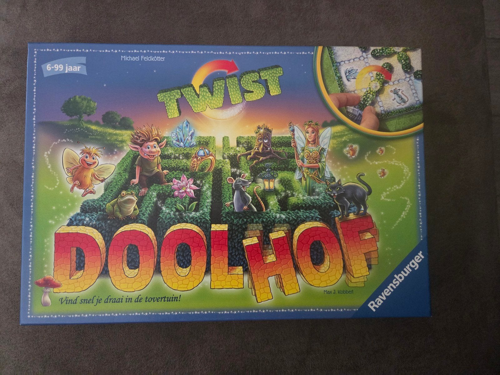 Twist Doolhof - Ravensburger (6-99 jaar), Hobby en Vrije tijd, Een of twee spelers, Ophalen of Verzenden, Zo goed als nieuw, Ravensburger