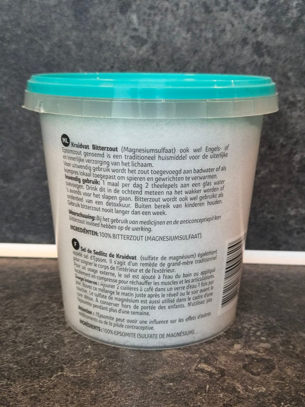 Kruidvat Bitterzout Epsom Salt - Nieuw en Ongeopend, Ophalen, Nieuw, Bad & Douche