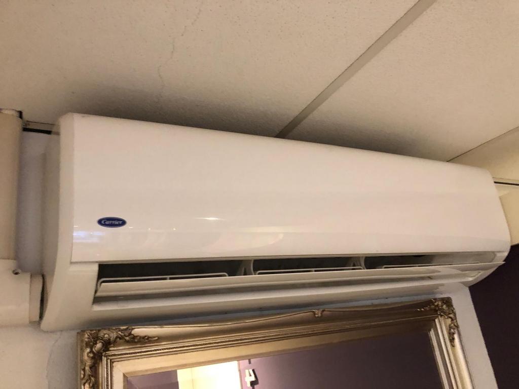 Carrier Wandairco - Koelen en Ontvochtigen, Ophalen, Minder dan 60 m³, 3 snelheden of meer, Zo goed als nieuw