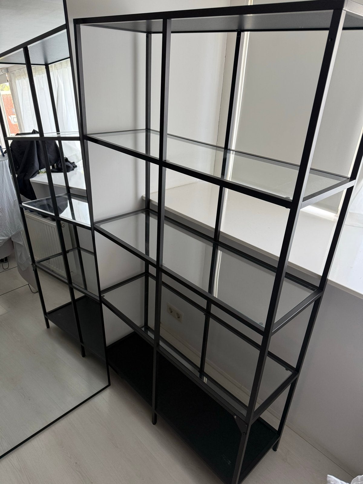 IKEA Stellingkast - Zwart, 175x100x37 cm, Ophalen, Gebruikt