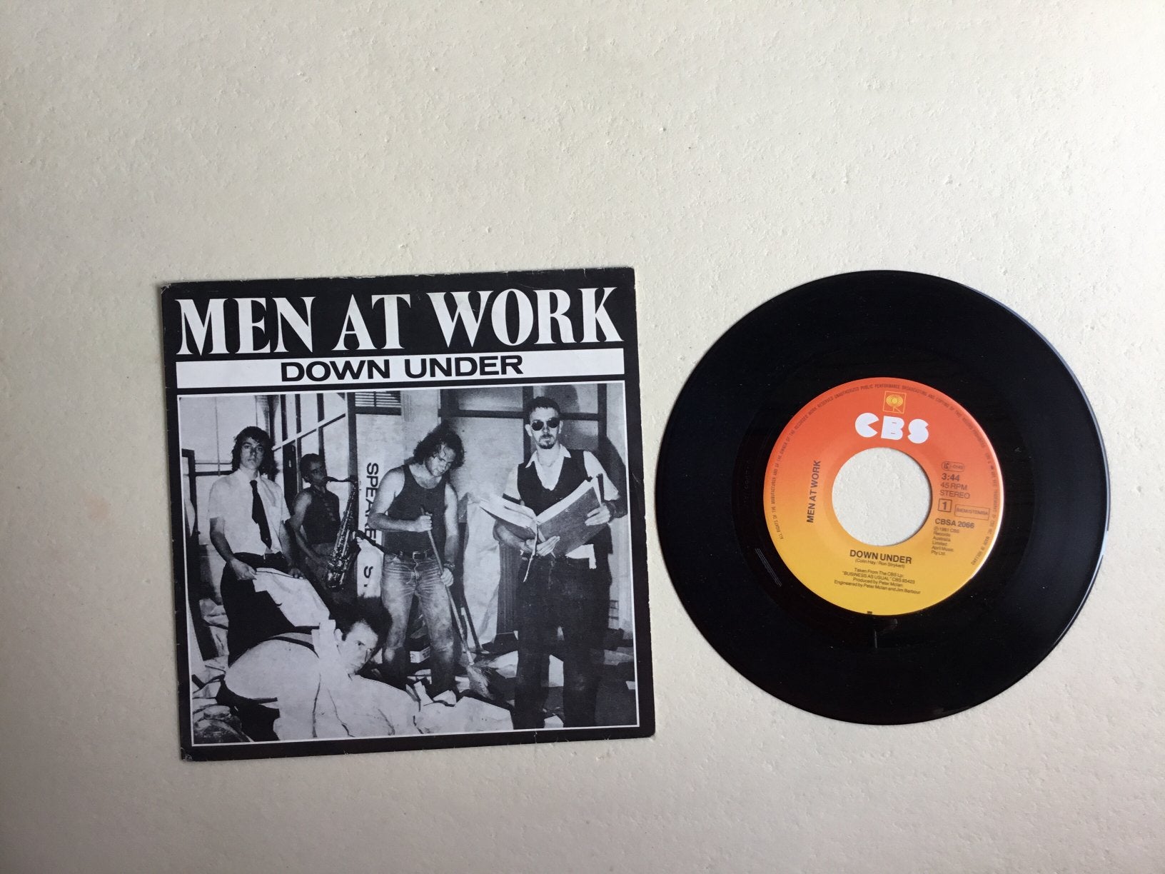 Men at work, Ophalen of Verzenden, Zo goed als nieuw, Pop