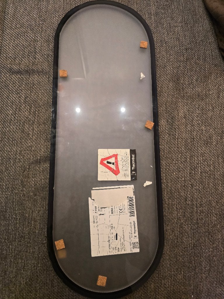 Melkglas Voordeur ML540 glas, Doe-het-zelf en Verbouw, Gevelraam of Ruit, Minder dan 80 cm, Minder dan 80 cm, Nieuw