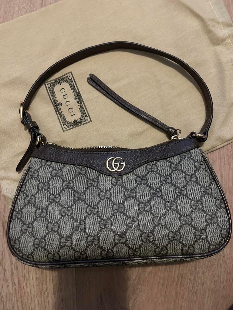 Gucci tas, Sieraden, Tassen en Uiterlijk, Tassen | Damestassen, Ophalen of Verzenden, Zo goed als nieuw, Zwart, Schoudertasje