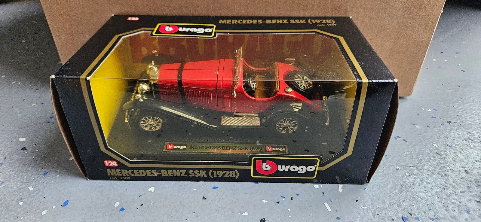 Mercedes-Benz SSK (1928) modelauto - Burago, Ophalen of Verzenden, Nieuw, Auto