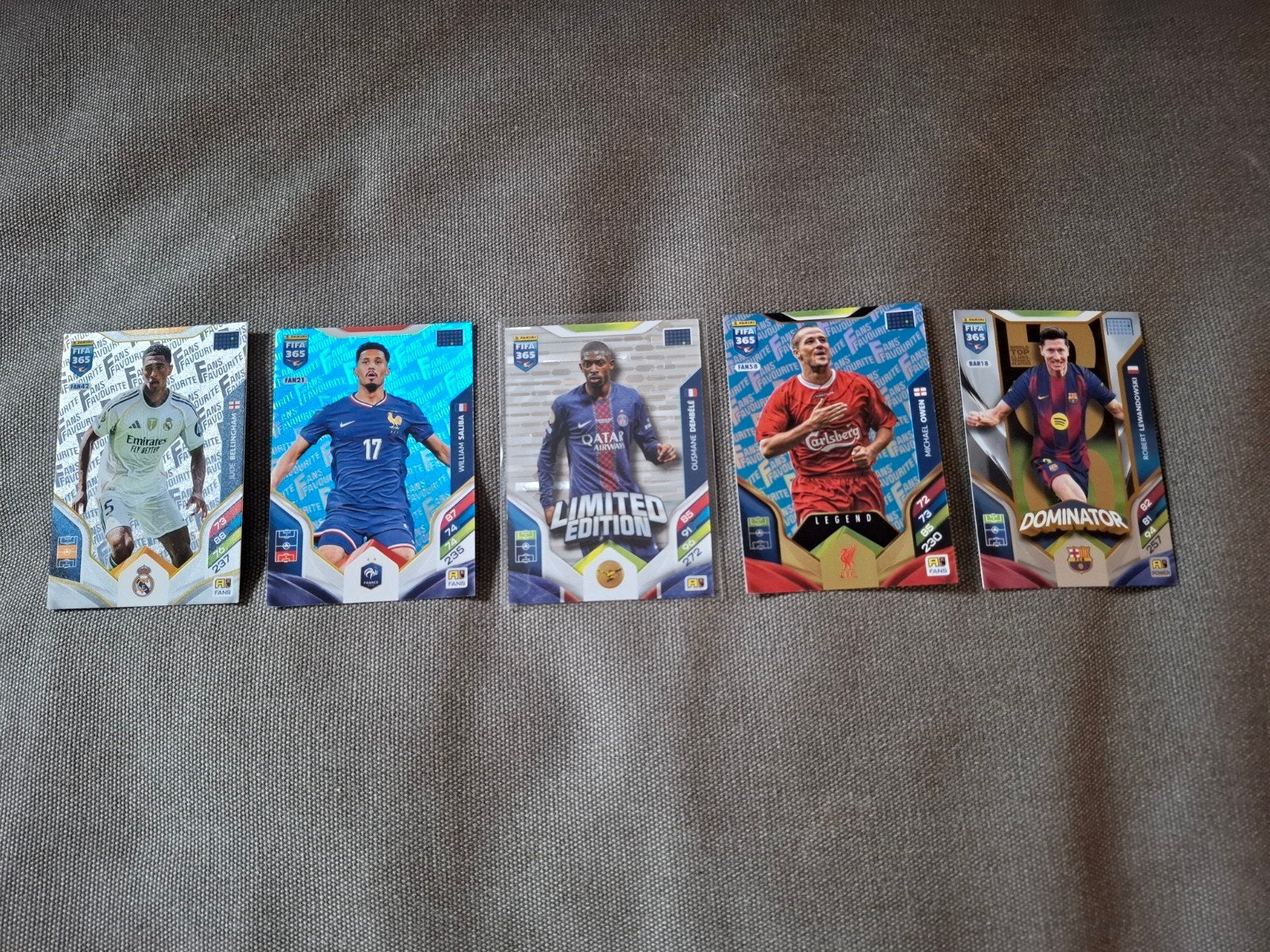 FIFA 365 Adrenalyn XL 2025/2026 Trading Cards - 5 kaarten, Verzenden, Nieuw, Buitenlandse clubs, Spelerskaart