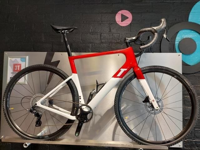 3T Exploro race ekar 1x13 56 red/wh van € 5799 voor € 3295, Carbon, 10 tot 15 versnellingen, Nieuw, 53 tot 57 cm