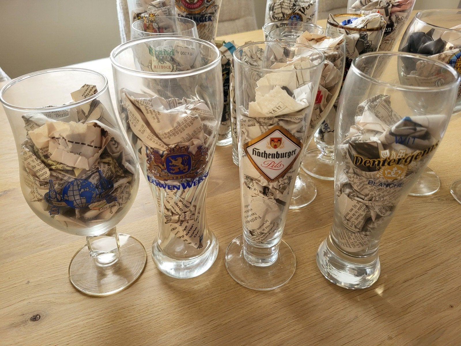 Diverse Bierglazen Collectie - Verschillende Merken, Ophalen, Meerkleurig, Glas, Overige typen