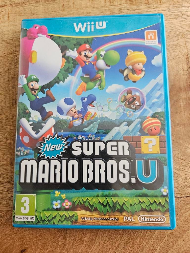 New Super Mario Bros. U - Wii U (Zo goed als nieuw), Spelcomputers en Games, Games | Nintendo Wii U, Eén computer, Ophalen of Verzenden