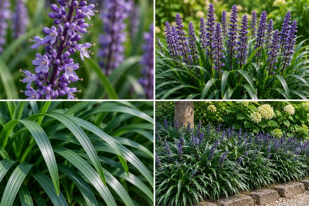 Leliegras Liriope Big Blue of Monroe White  20 €60, Bodembedekkers, Volle zon, Vaste plant, Ophalen of Verzenden