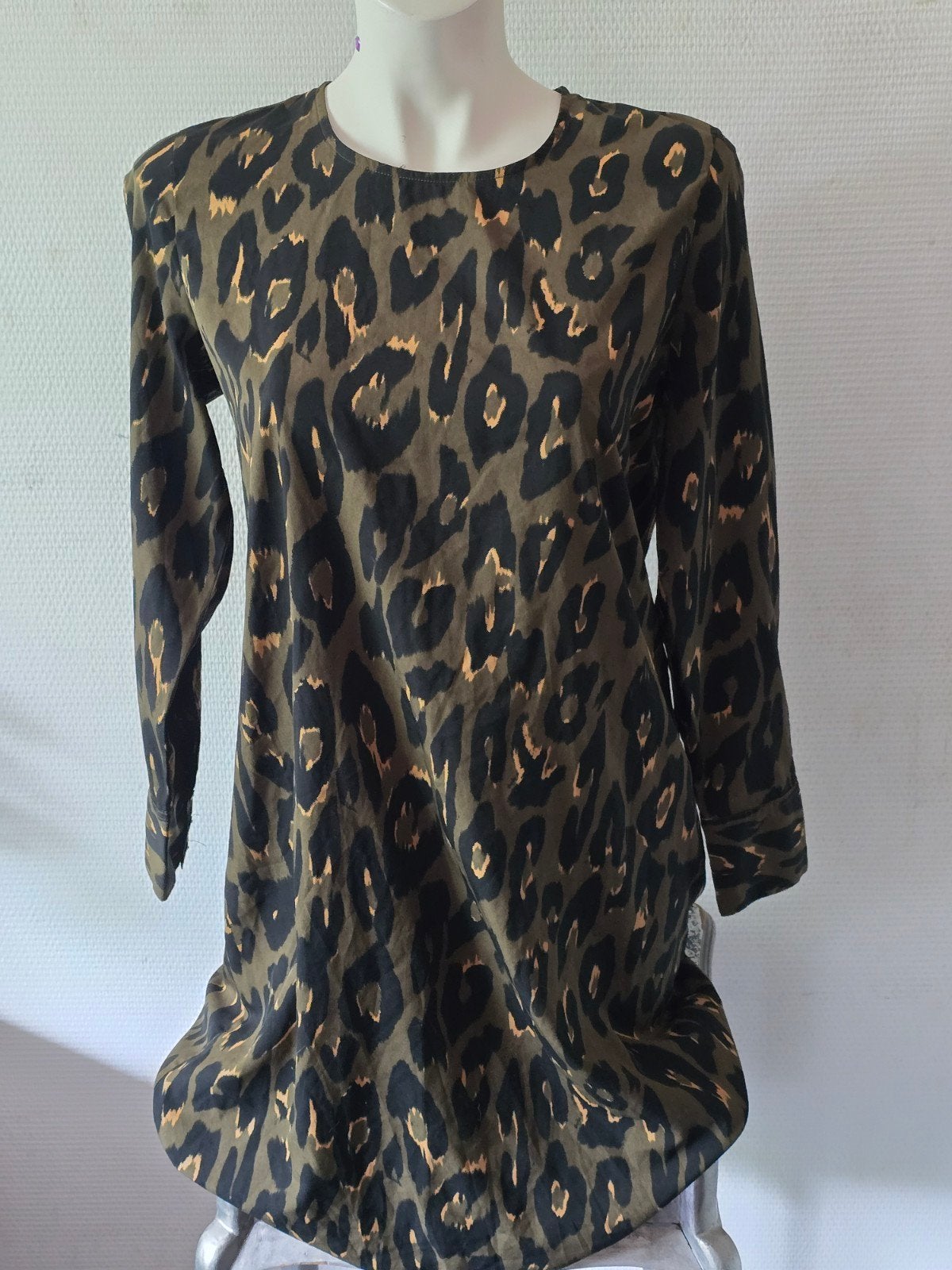 Pigalle dames Luipaardprint Jurk Maat 40, Kleding | Dames, Jurken, Maat 38/40 (M), Pigalle, Ophalen of Verzenden, Zo goed als nieuw
